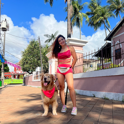 Hot pant rosa choquei